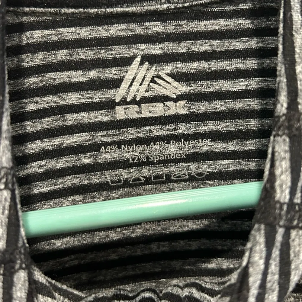 RBX Black and Gray Zip Up Jacket Pockets Activewear size‎ Small - Image 2