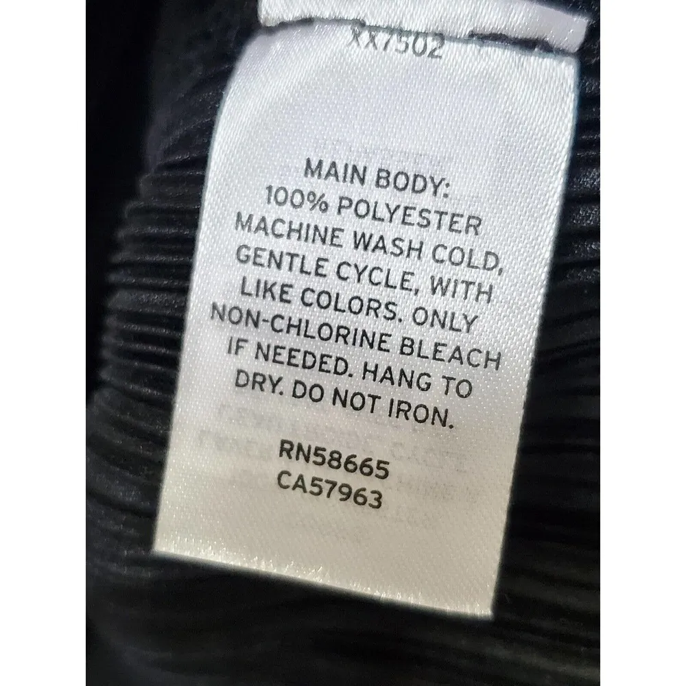 Leith Women Black 100% Polyester Mock Neck Long Sleeve Casual Top Shirt Size XL - Image 12