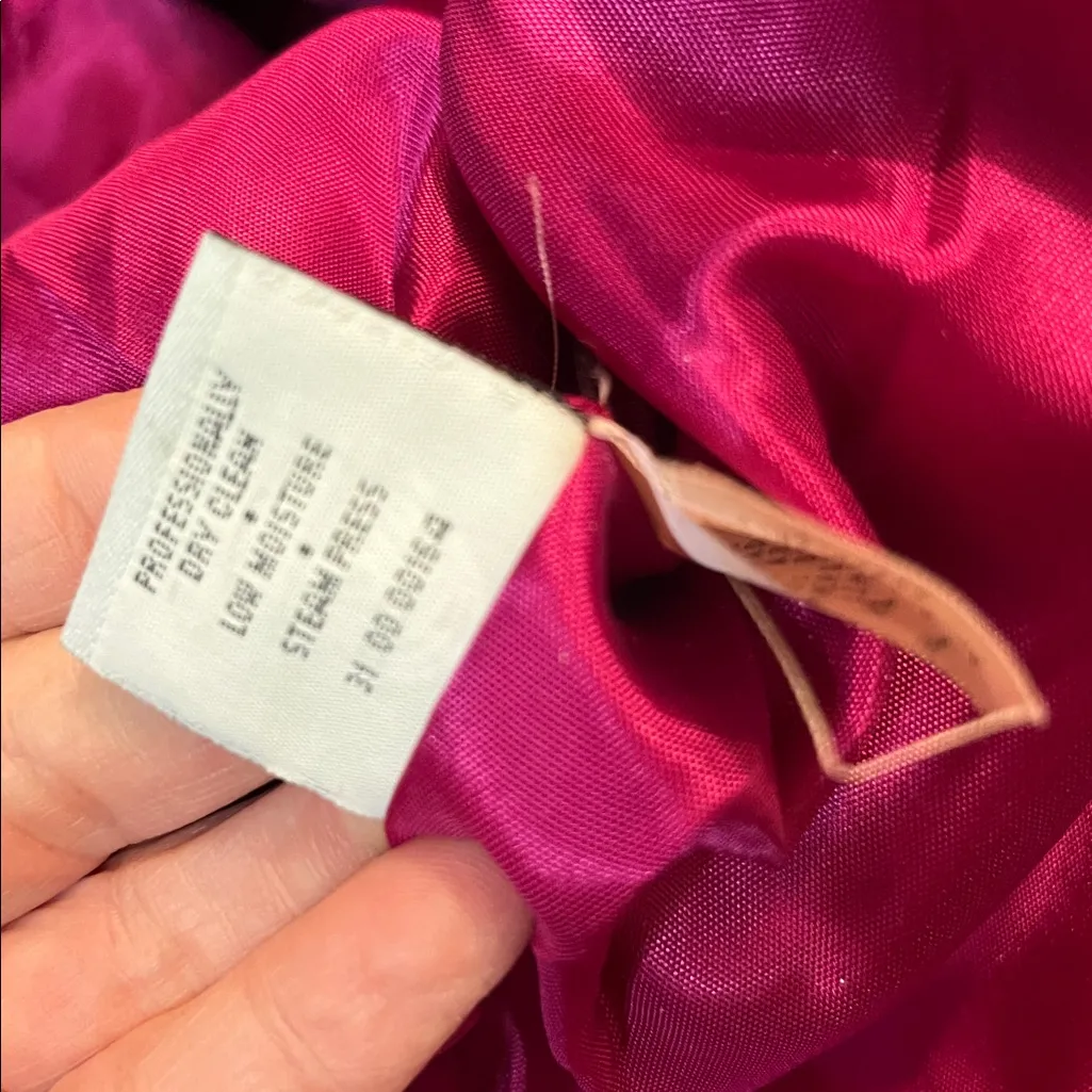 Vintage Merino Wool Skirt Suit Set Jacket and Skirt Size 14 - Image 10