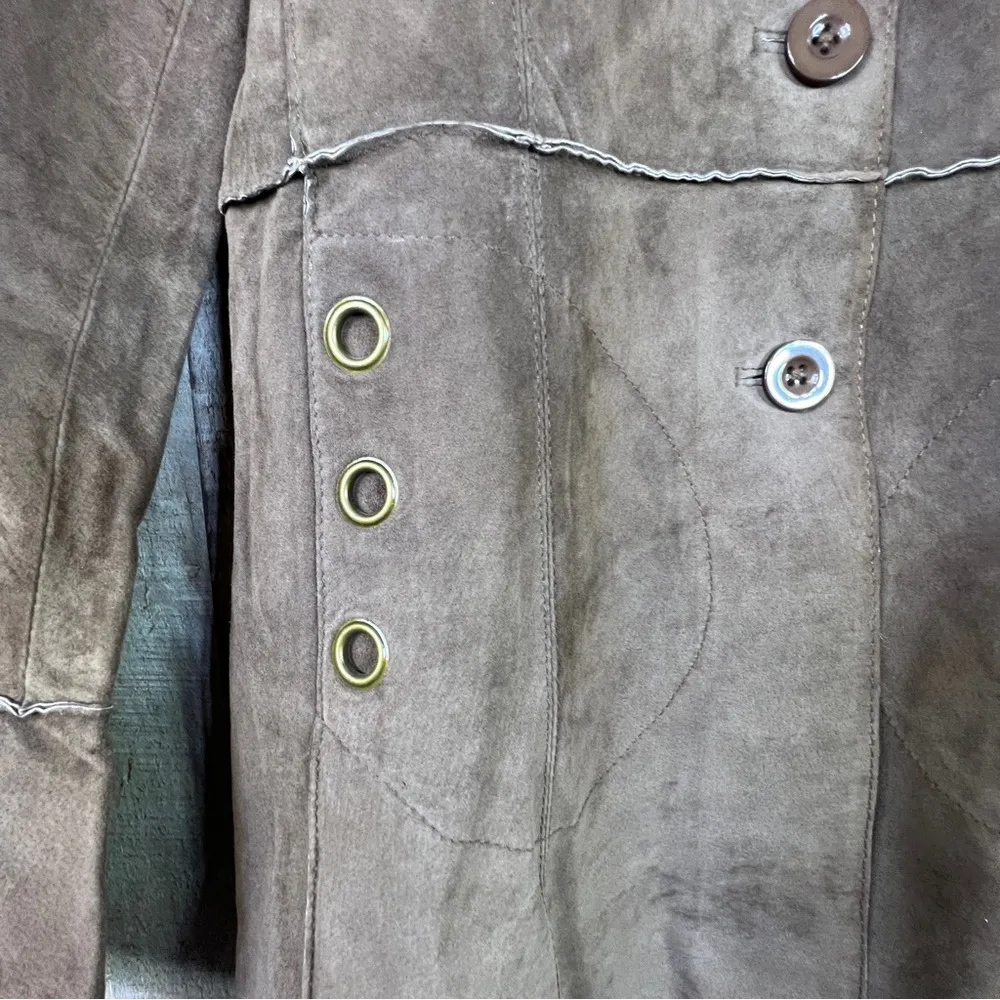 Gypsies and Lords Small Claudette Brown Suede Lined Jacket Immaculate Be… - Image 3