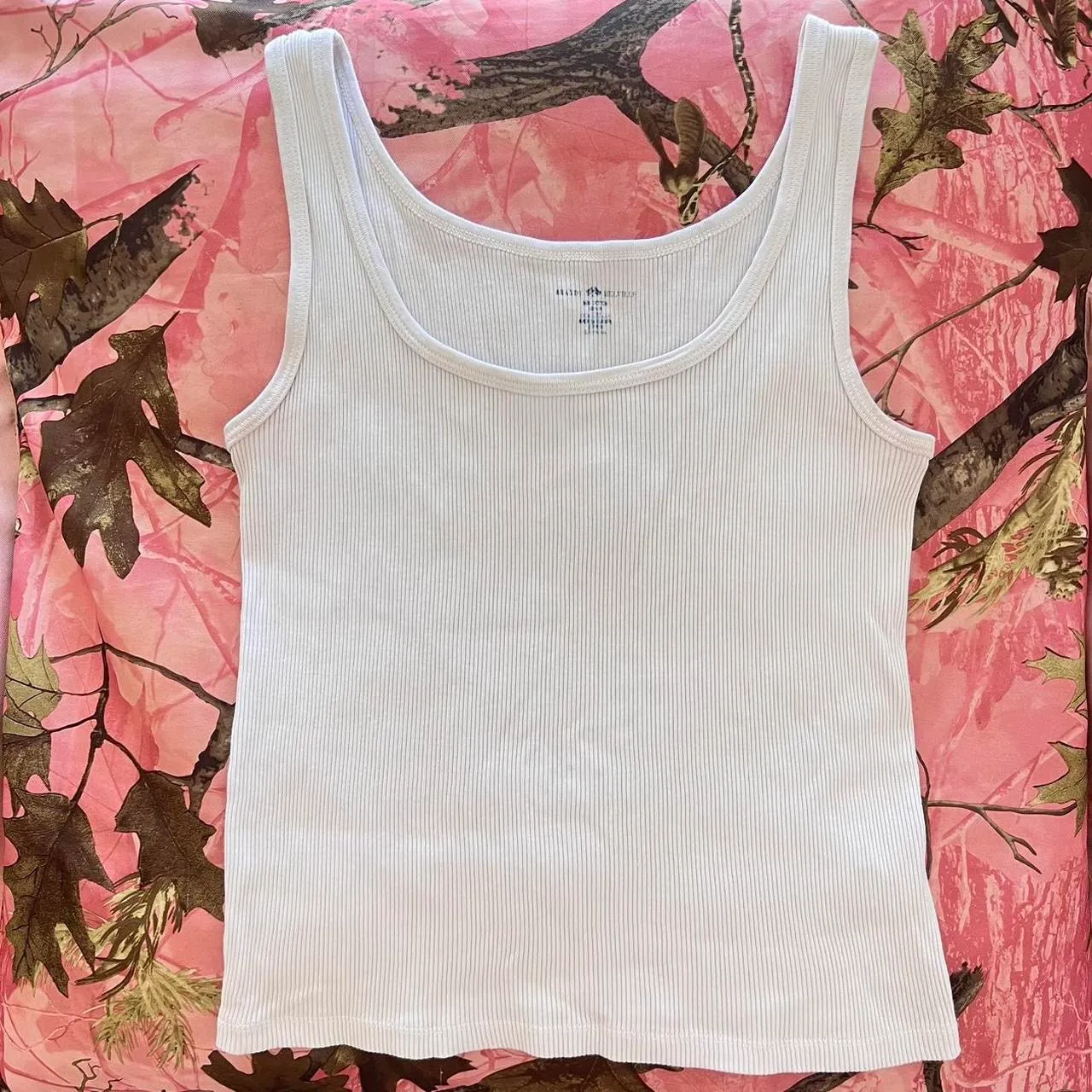 white ribbed tank top - Image 8