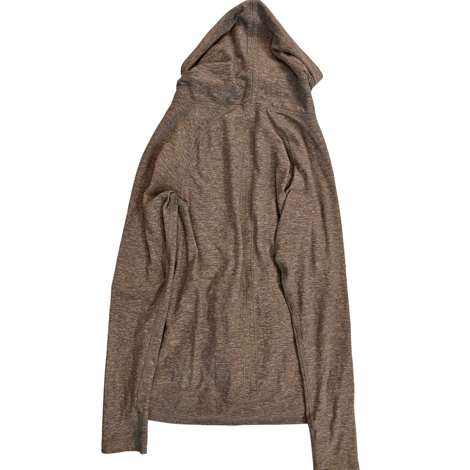 Lululemon Make a Move Long Sleeve‎ Pullover Heather Grey 30" Bust No Size Tag 8 - Image 4