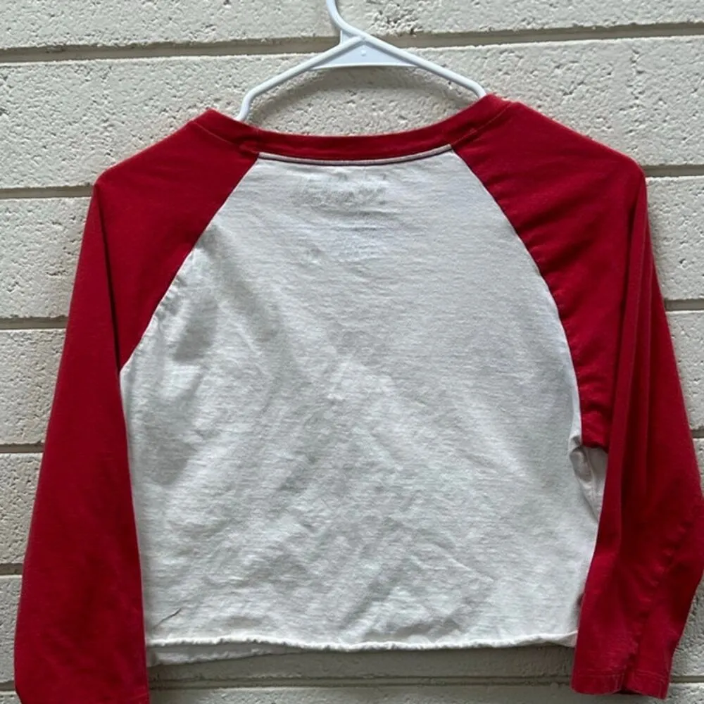 Def Leppard Cropped Band Tee size XL - Image 8