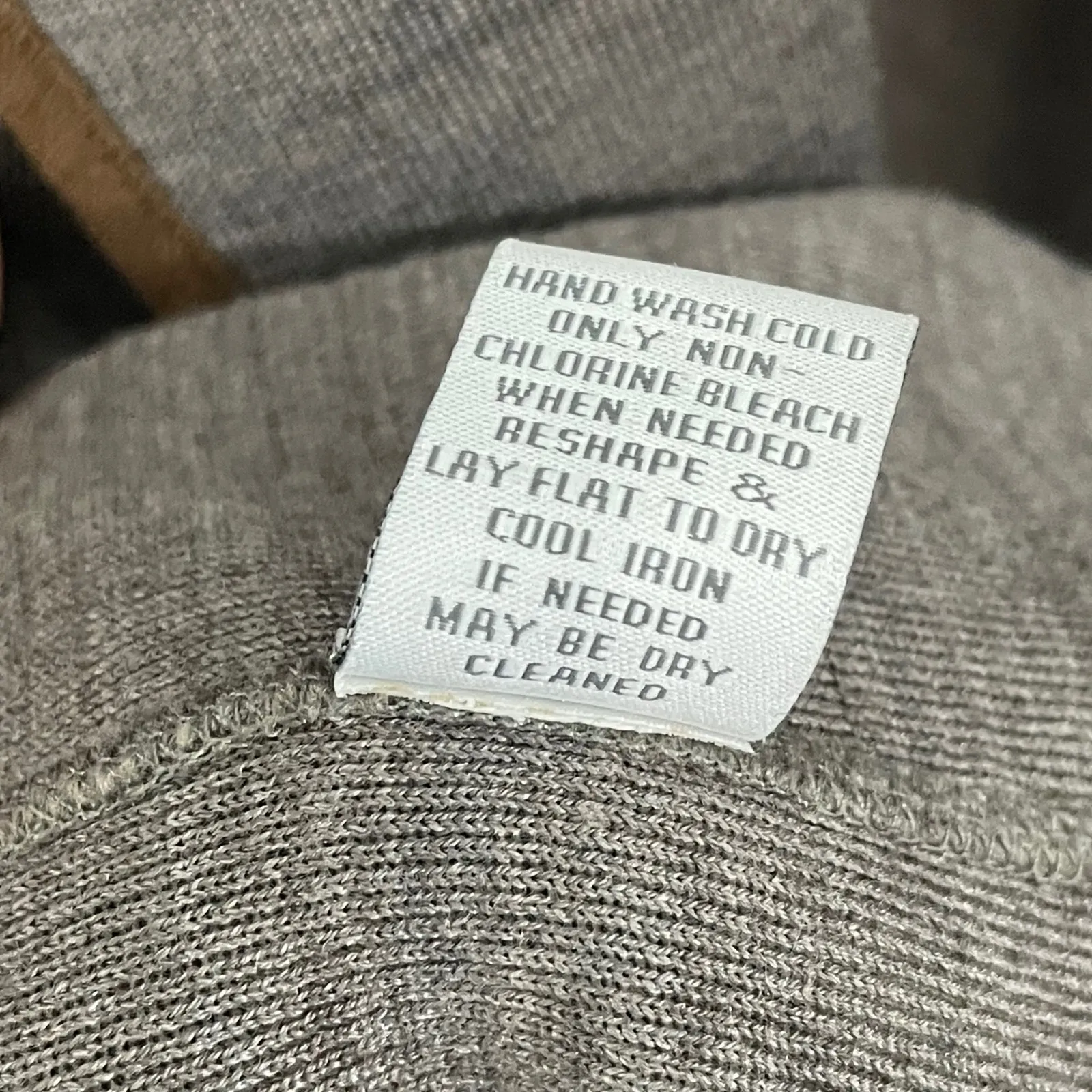 Soft Surroundings Cardigan Sweater Medium Taupe Brown Faux Suede Trim Open Front - Image 8