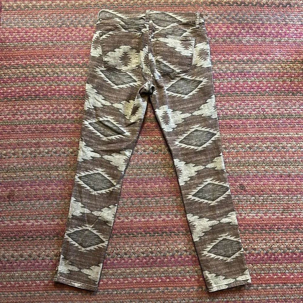 RALPH LAUREN WESTERN PRINT BROWN JEANS - Image 5