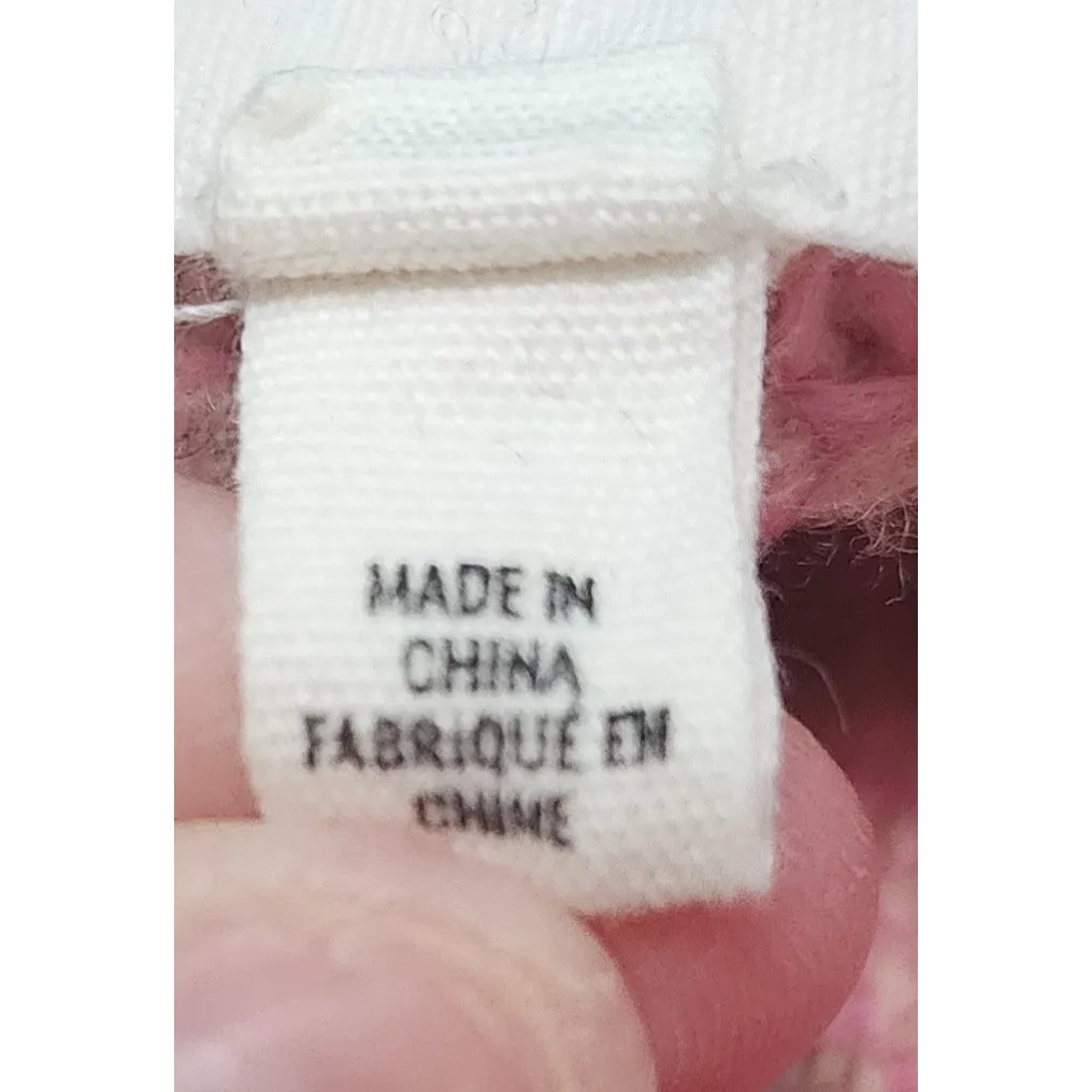 Aerie Womens Pink Tan Half Zip Mock‎ Neck Pullover Sweater - Image 5