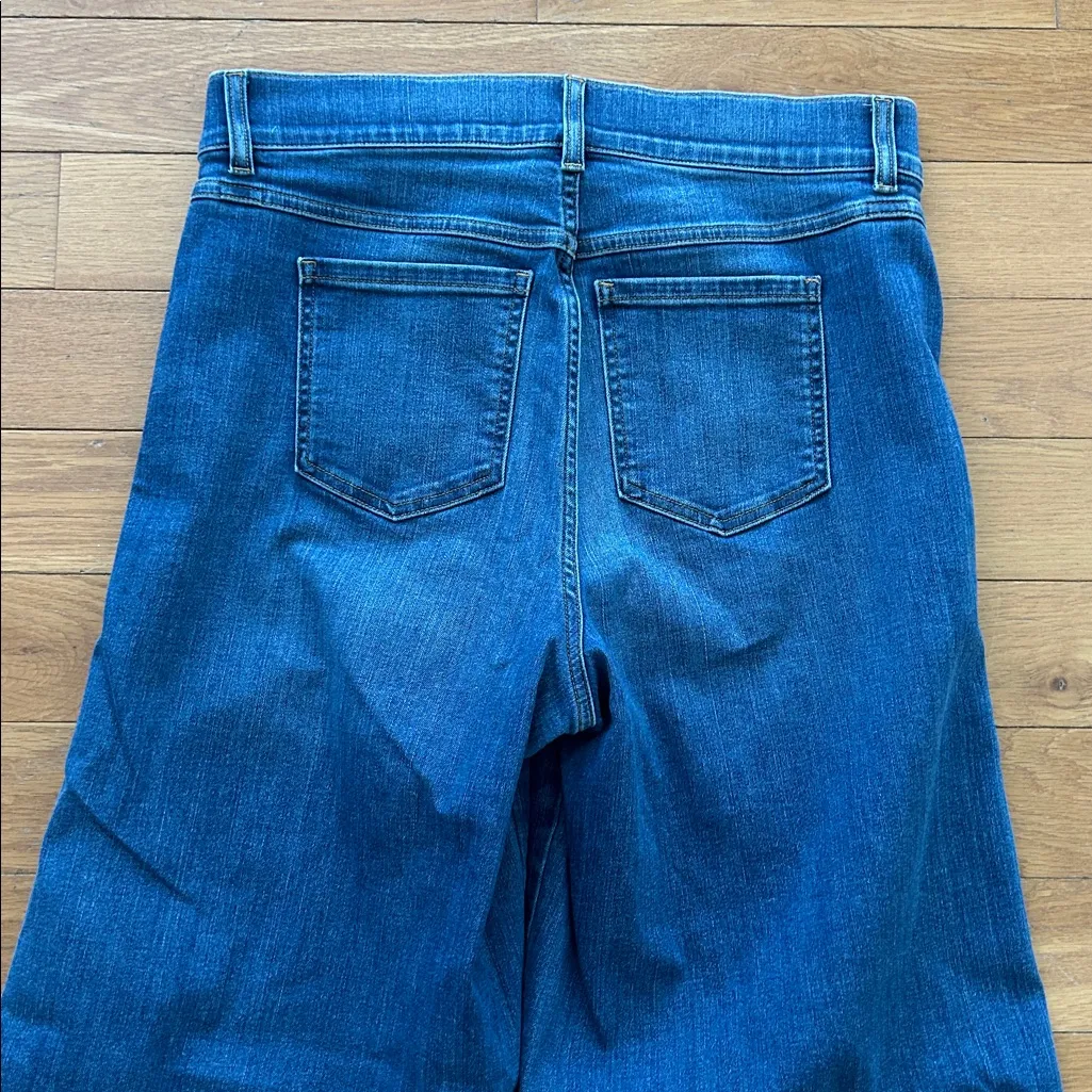 SPANX Seamed Front Wide Leg Pull On Jeans - Image 11