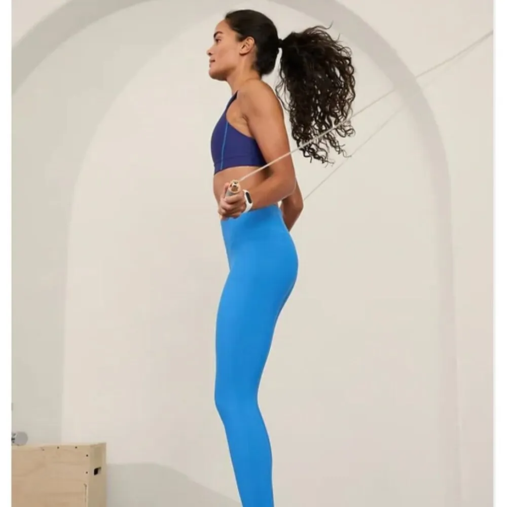 New Athleta XS Flex Spacer Tipped Bra Deep Marine/Ultramarine X-Small A-… - Image 4