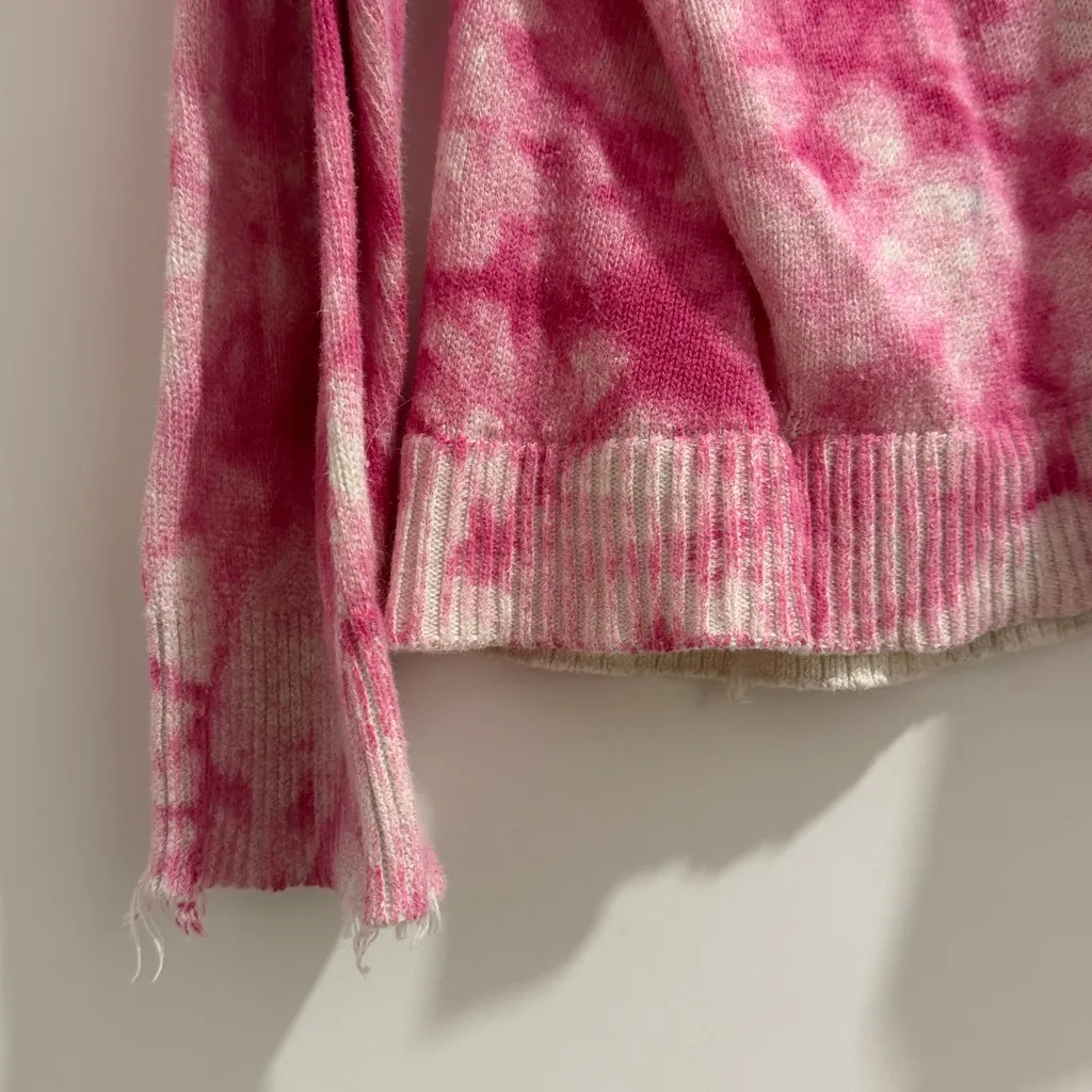 Oaklyn Show Me Your MuMu Pink Tie-Dye Sweater - Small - Image 3