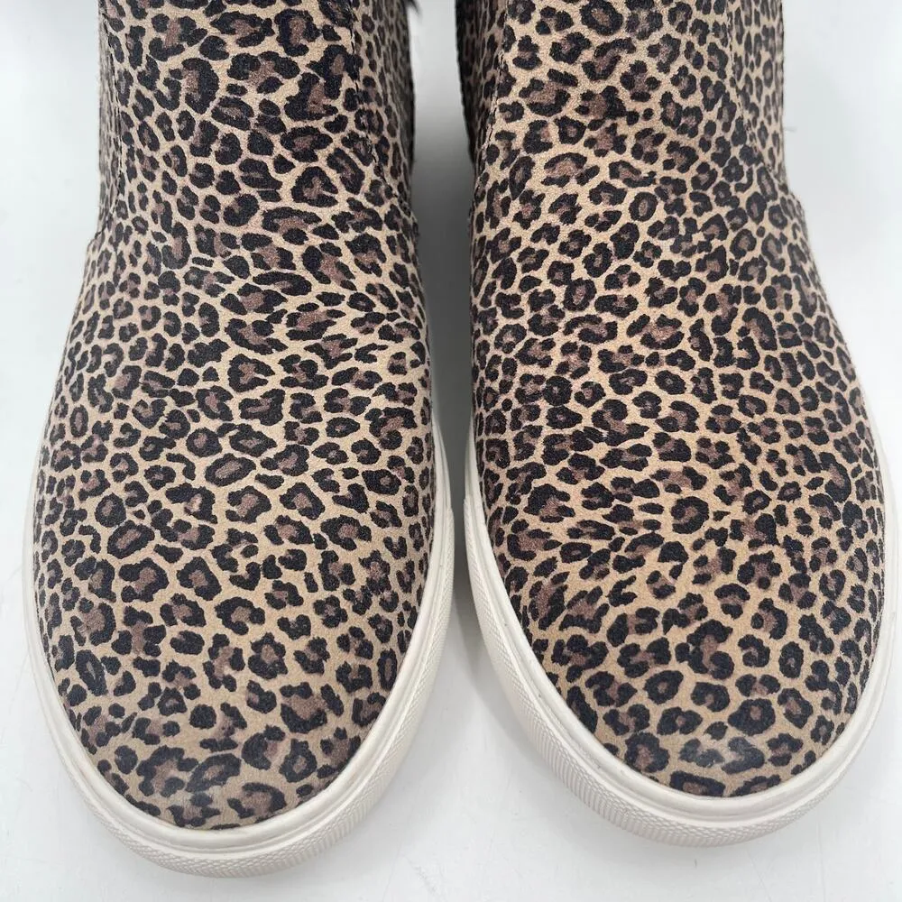 NEW GENTLE SOULS Shoes Size 9.5 Carter Animal Print Zipper Leopard Leather HiTop - Image 9