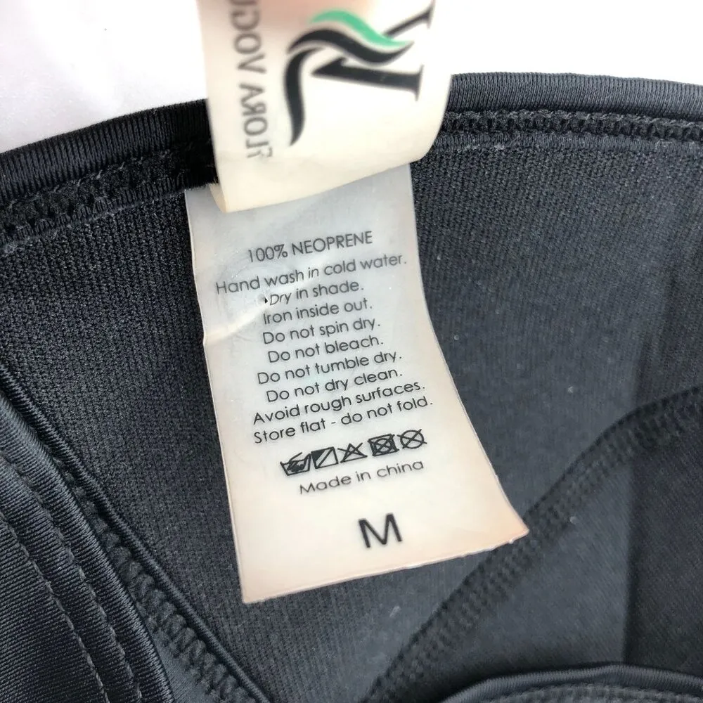 Flora Vogue Mesh Triangle Bikini Top Fishnet Bralette Black M Size M - Image 4