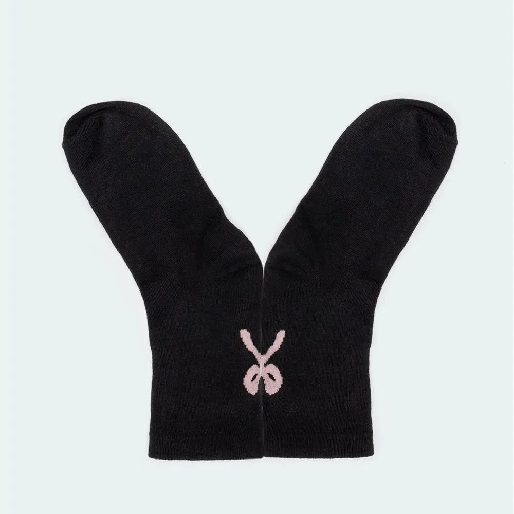 Edikted Black and Pink 🎀 Socks Size os - Image 5