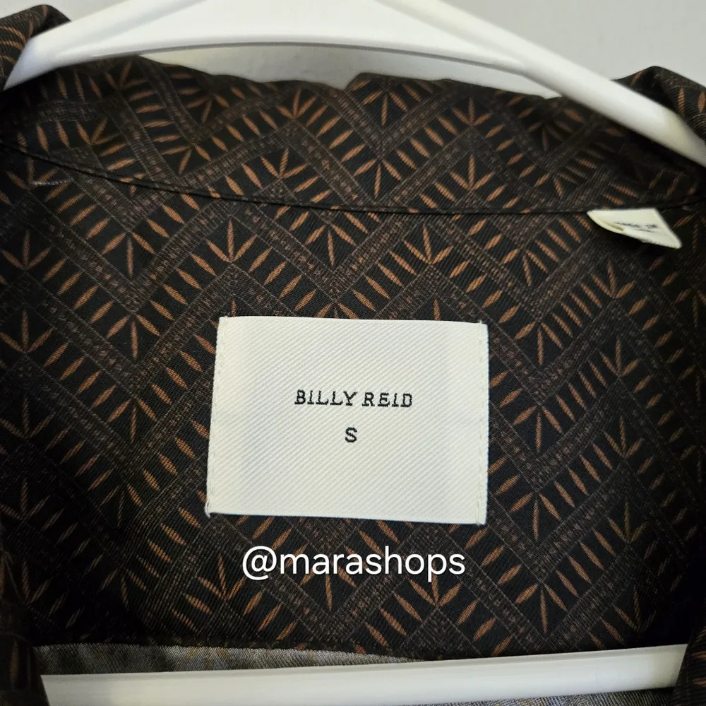 Billy Reid Silk Button Down Blouse Top - Image 6