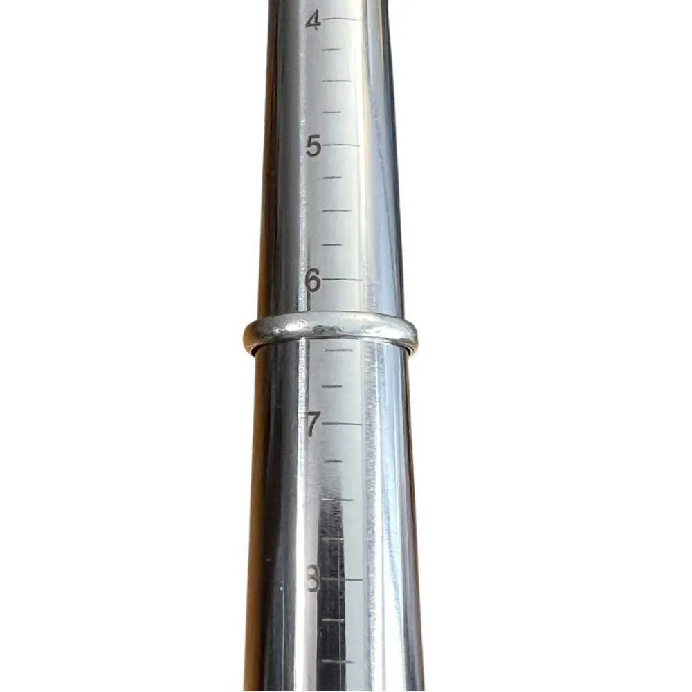 Natural Labradorite Elongated Oval Sterling Silver India Ring Blue - Image 13