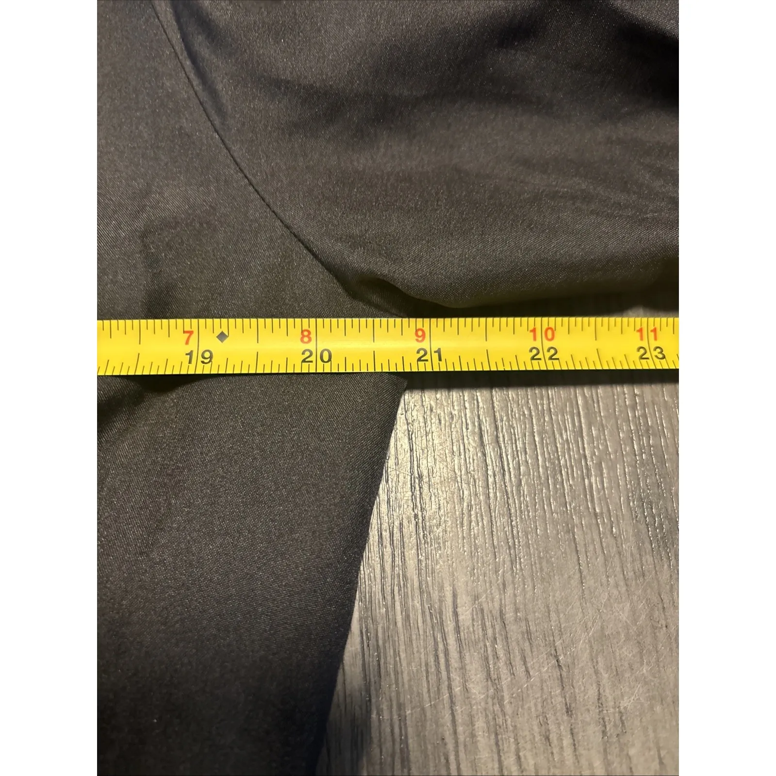 Vtg Ship N Shore Women's Black Blouse Nylon Feel Elastic Waist Light Collared M Size M - Image 6