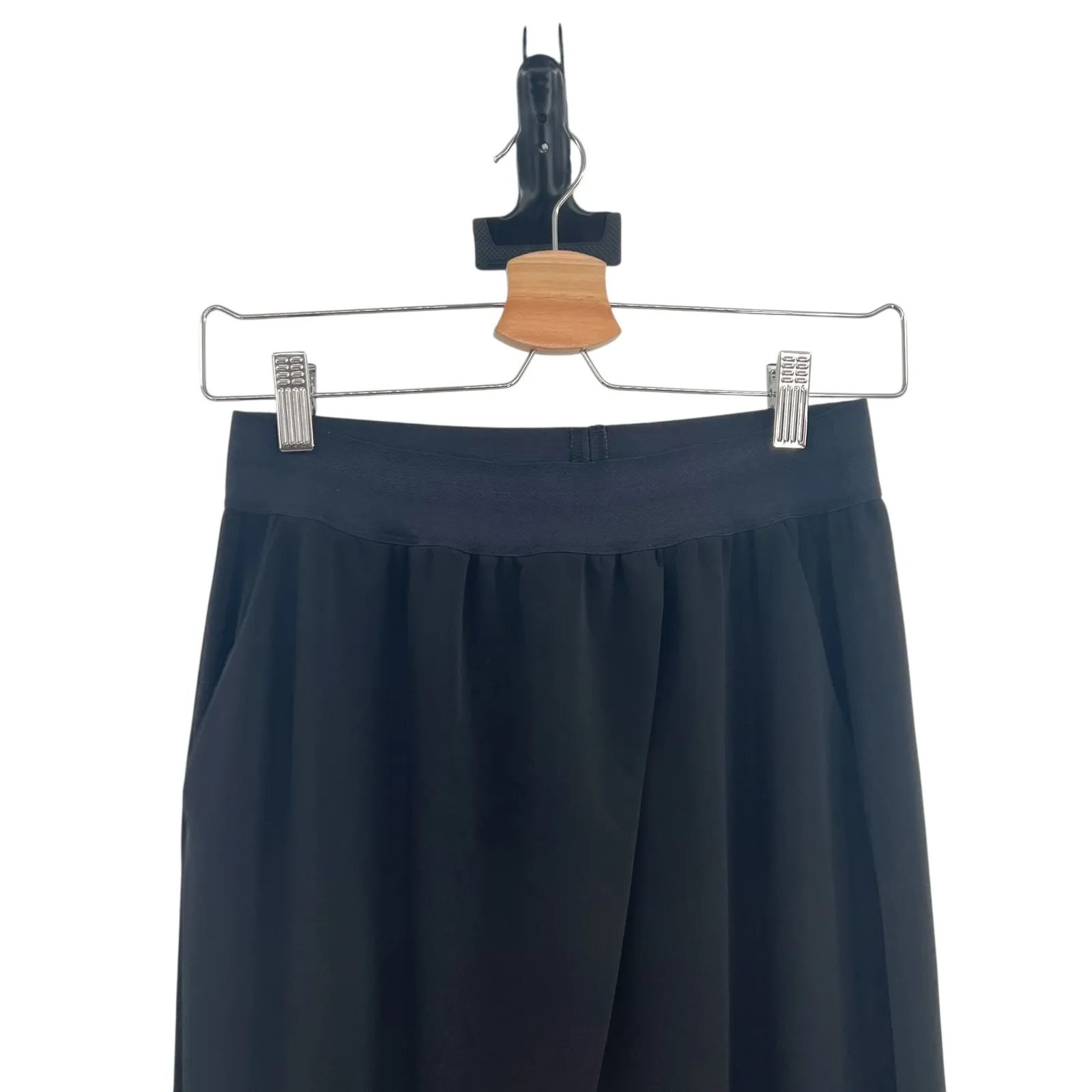 Cinq a Sept Shana Jersey Pants Drapey Front Stretch Black Size Small‎ - Image 5