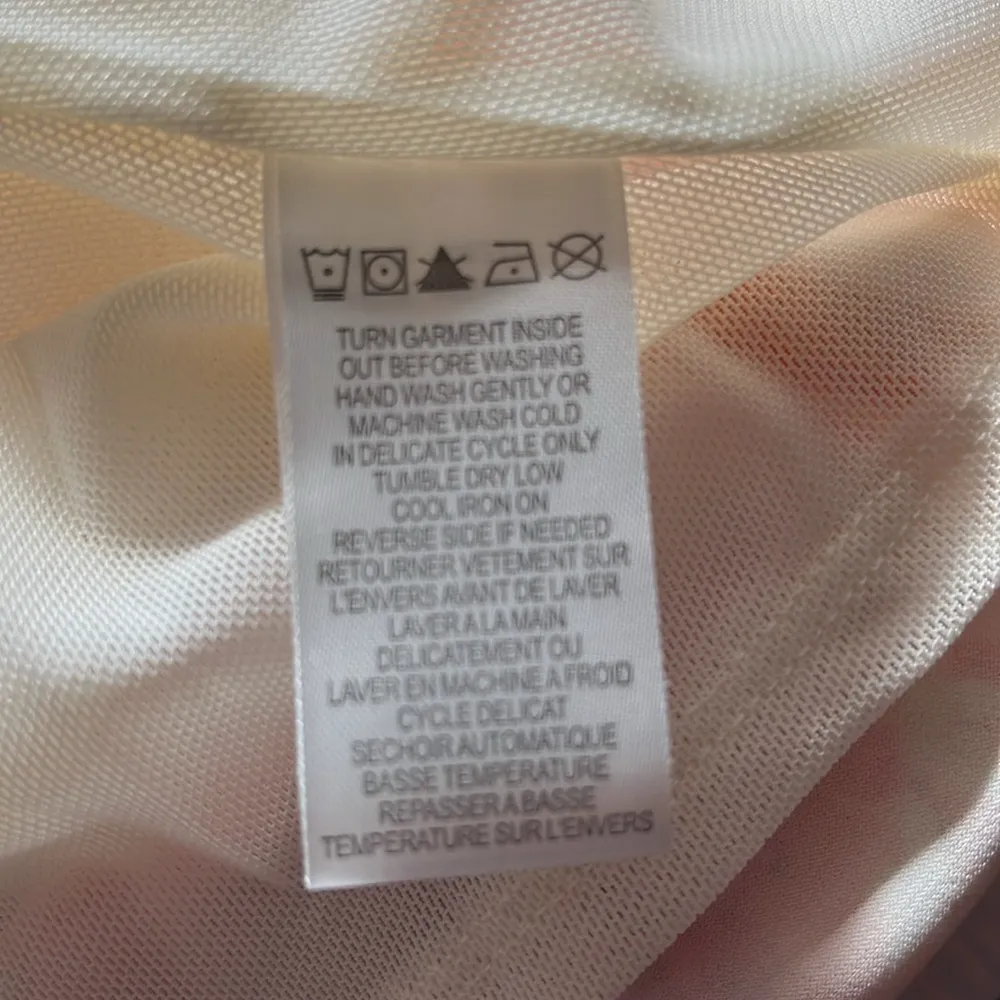 HALE BOB Yetty Jersey Dress Orange and Pink Starfish Floral dress size small - Image 7