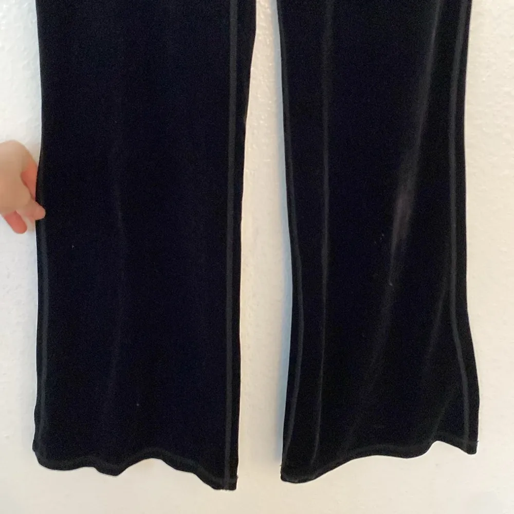 Athleta XS Elation Velvet Flare Pants in Black - Image 7