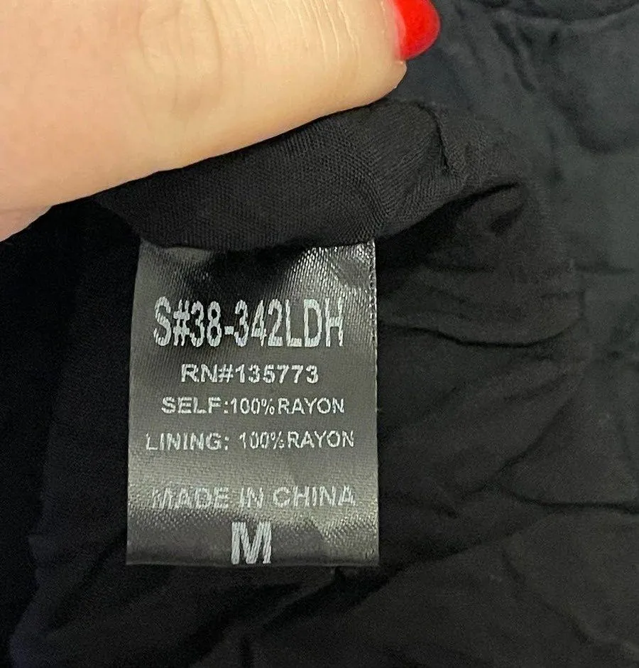 Arrays Black Sun Dress Size Medium NEW WITH TAGS - Image 9