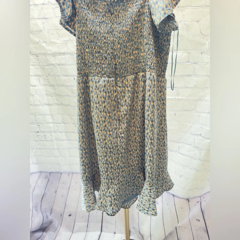 Melrose and Market | Floral Flutter Sleeve Smocked Fit and Flare Dress XL NWT - Image 8