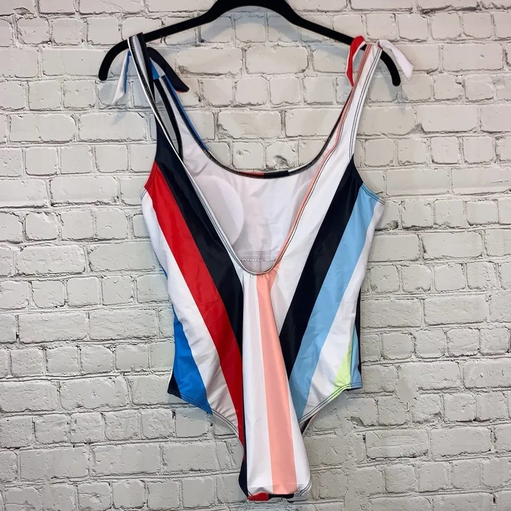 NWT Omladl Striped One Piece Bathing Suit - Image 2