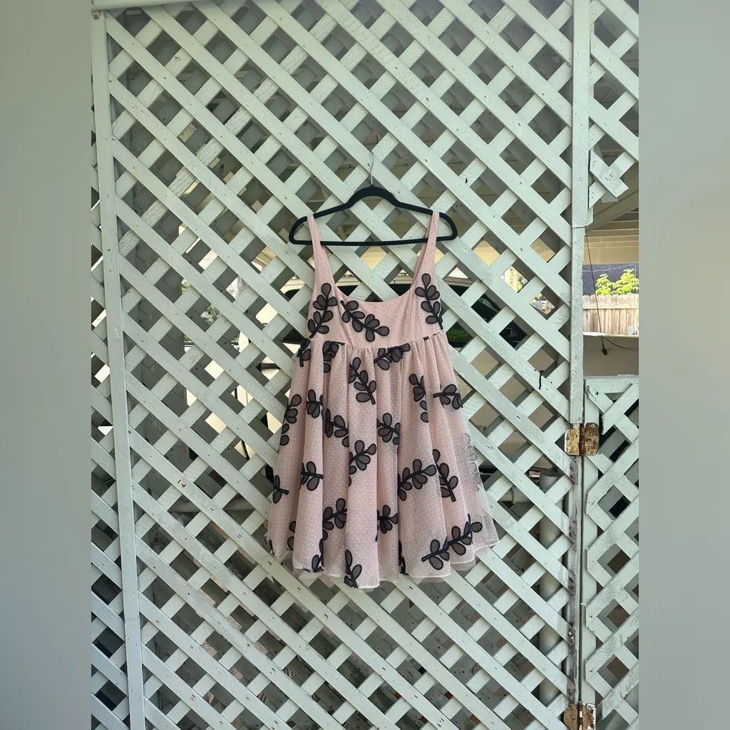 Anthropologie Square-Neck Tulle Babydoll Mini Dress - Image 5