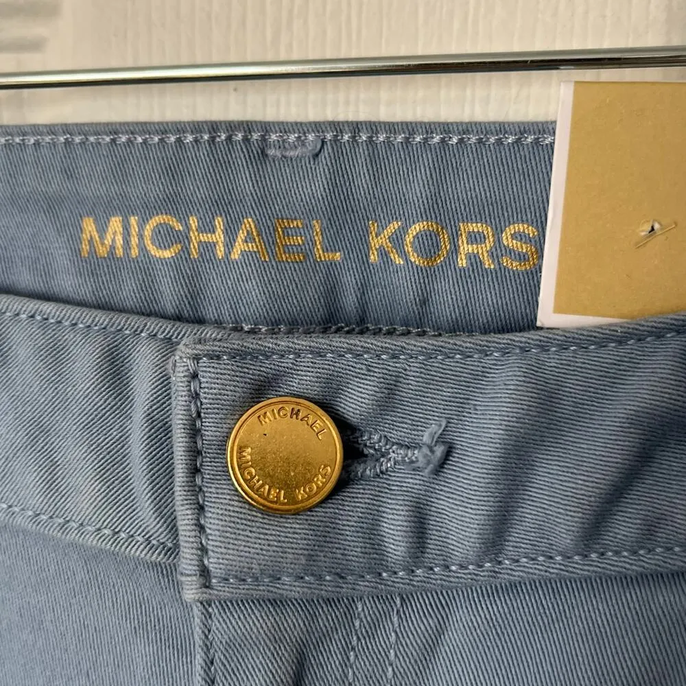 MICHAEL Michael Kors Izzy Cropped Skinny Mid-Rise Cropped Pants - Size 2P - NWT - Image 3