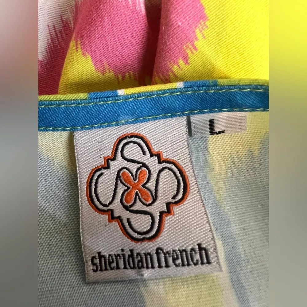 Sheridan French Women pullover Resin floral detail Colorful Arcadia Dress|SZ:L Green Size L - Image 11