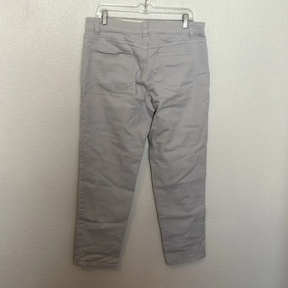 Talbots Simply Flattering 5 Pocket Jean Gray Size 12 - Image 7