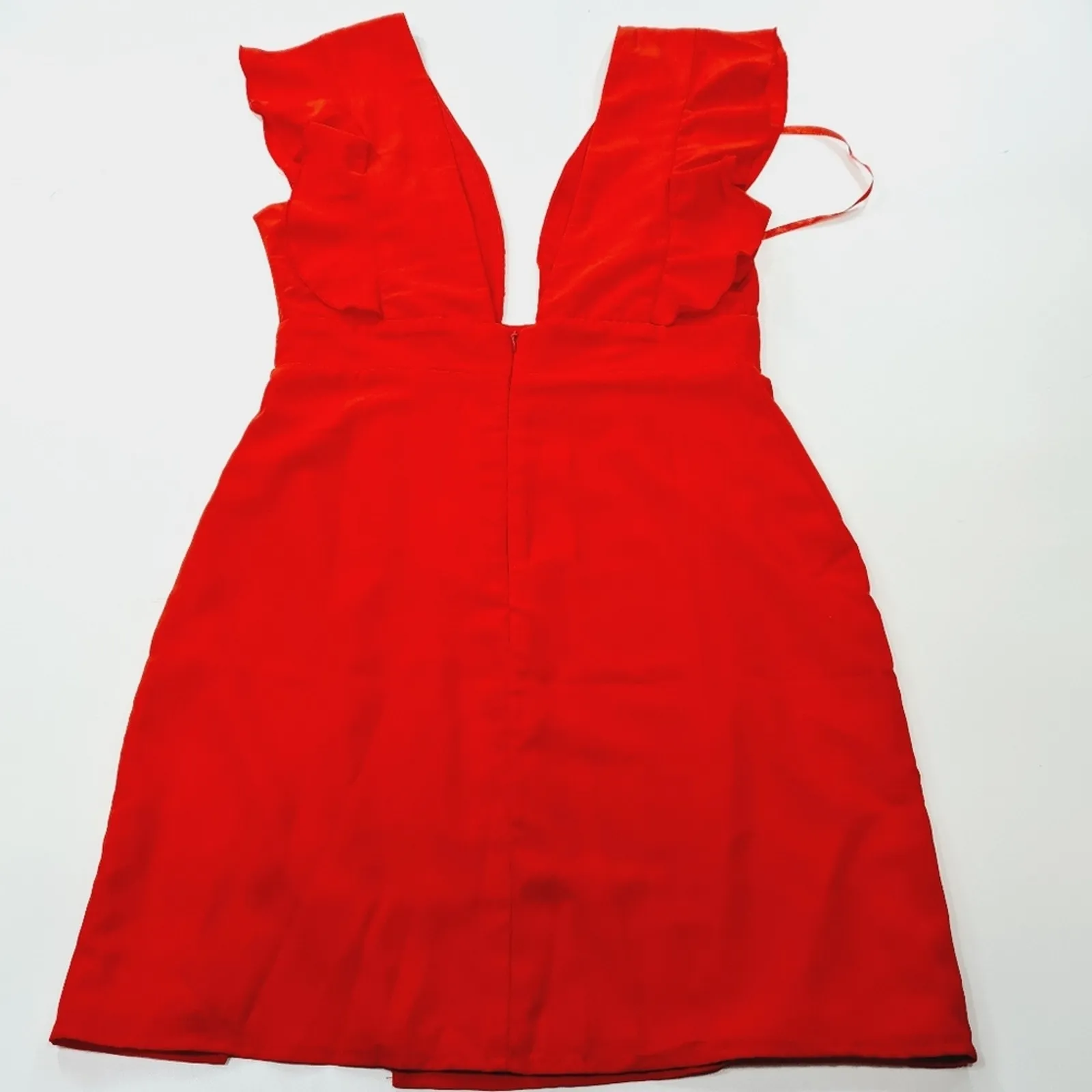 Superdown Harlow Mini Dress in Red Medium - Image 11