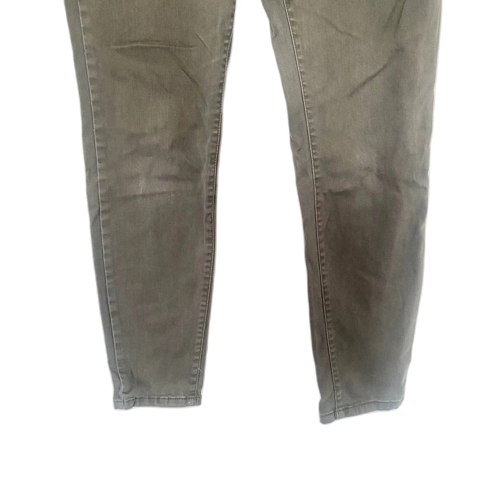 Celebrity Pink Skinny Jeans Olive Green Cotton Modal‎ Stretch Size 28 Waist - Image 3