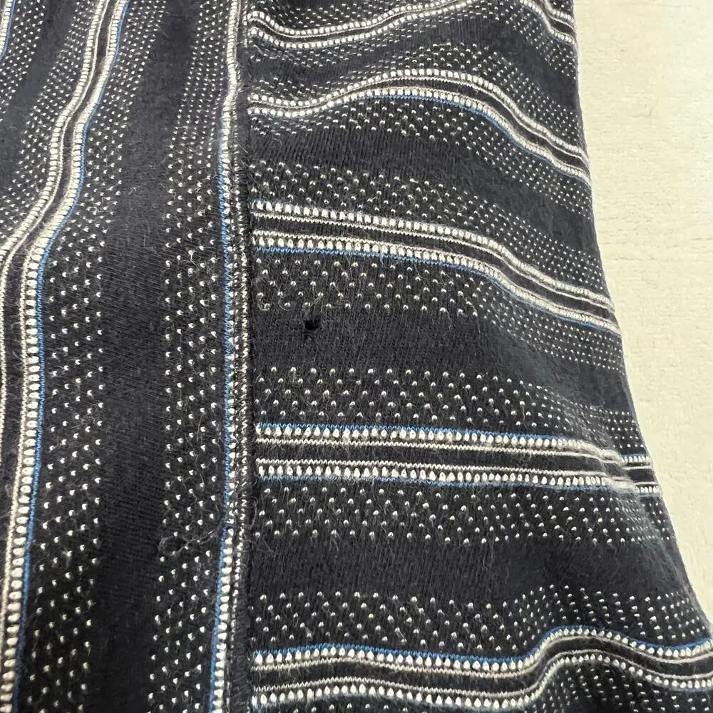 Lucky Brand Striped Cap Sleeve Tunic Shirt Dress Size Medium Tie Waist Nautical - Image 14