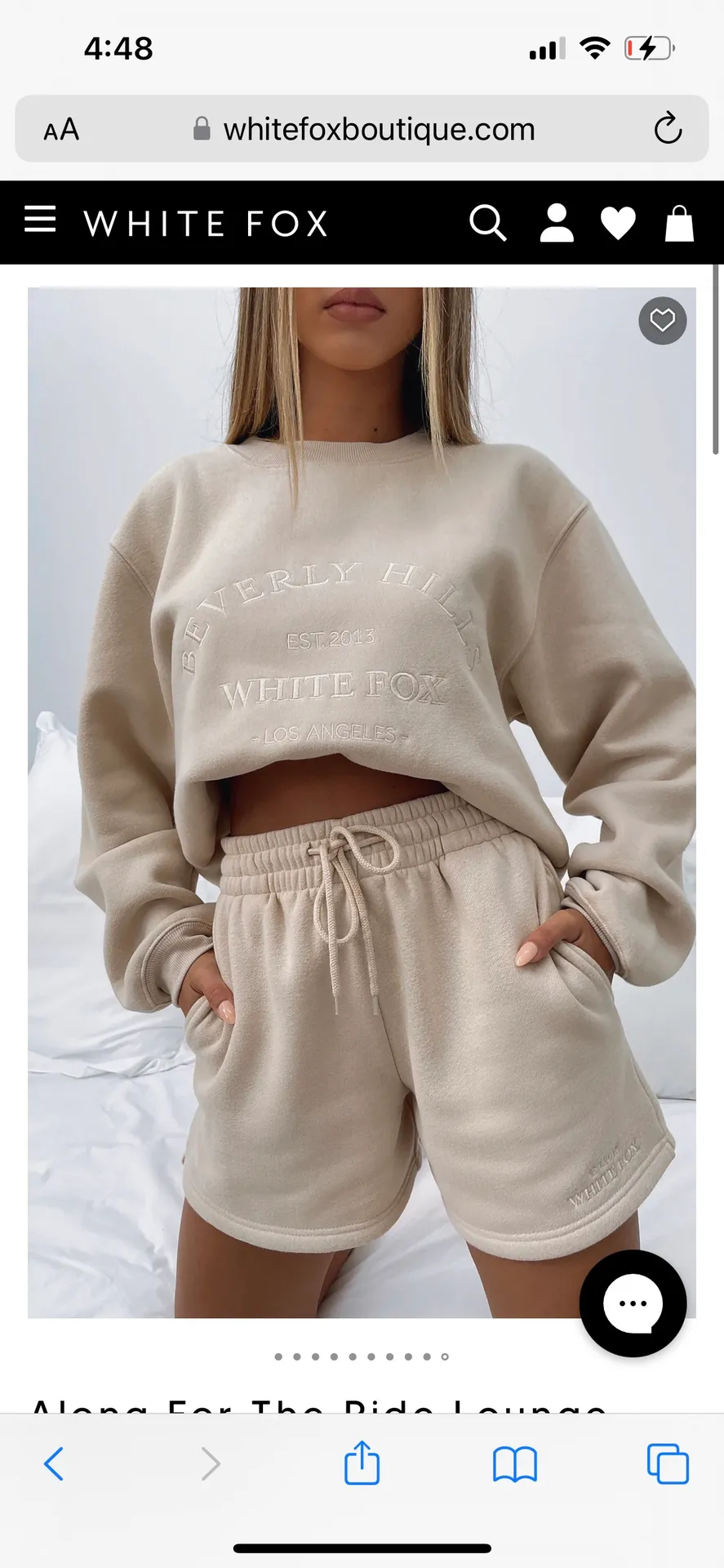 White Fox Boutique Sweatshirt - Image 3