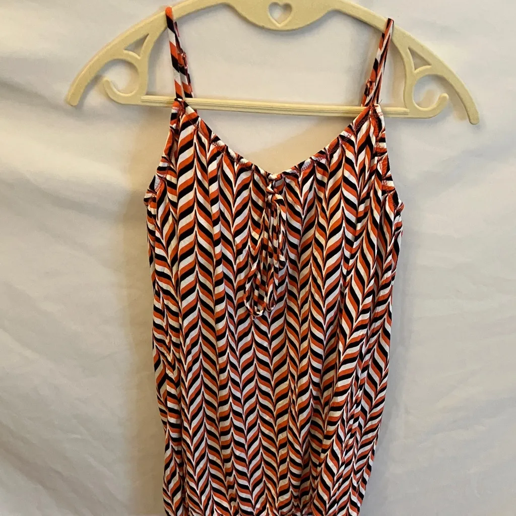 Banana Republic:Chevron Patterned Tank Top- Built-in Bra- Elastic Waist Bottom-S - Image 6