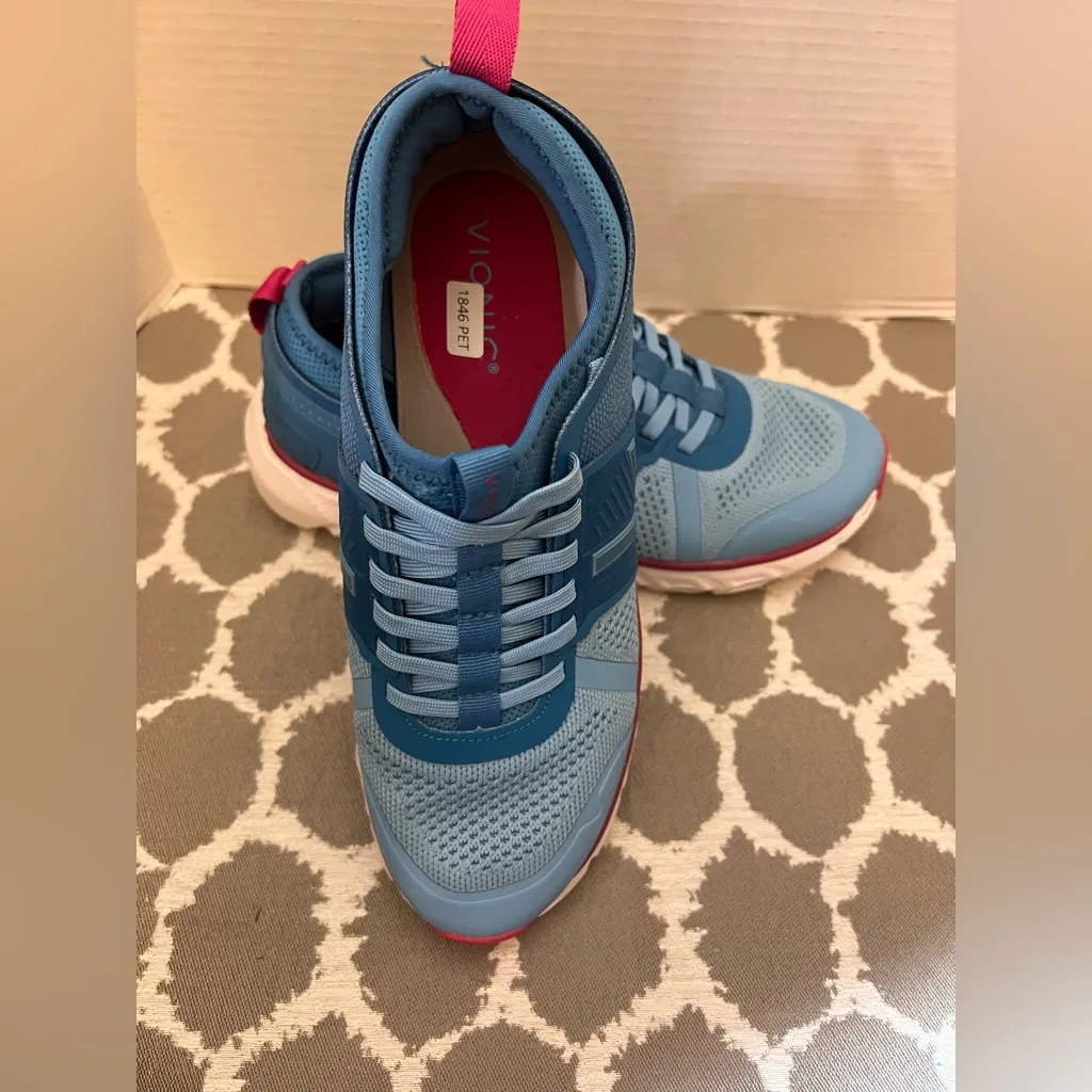 Vionic Blue and Pink Athletic Shoes 8.5 activewear athleisure ortho comfort - Image 9