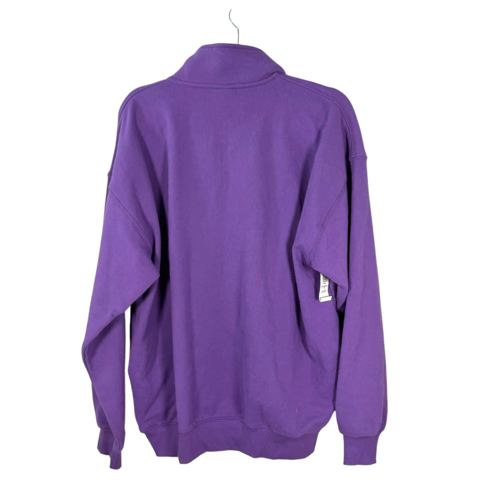 TNA Aritzia Terry Fleece Mega 1/4 Zip Purple Size 2 US Medium NEW with Tags - Image 4