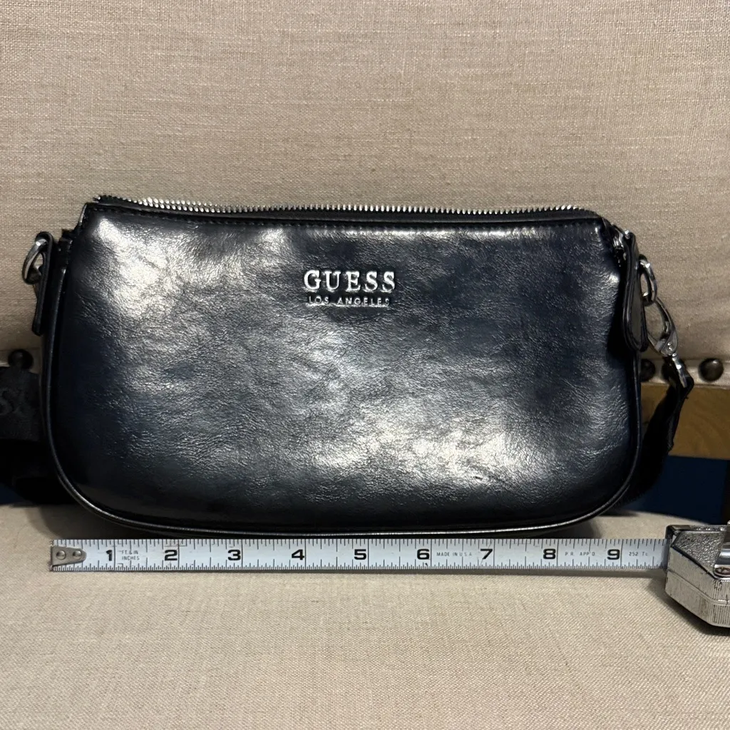 GUESS Black Shoulder/Crossbody Bag - Image 9