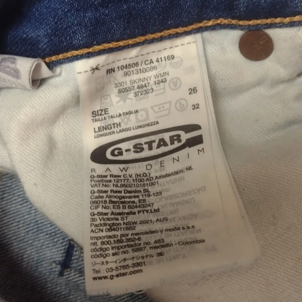 G-star raw 3301 jeans size 26x32 - Image 3