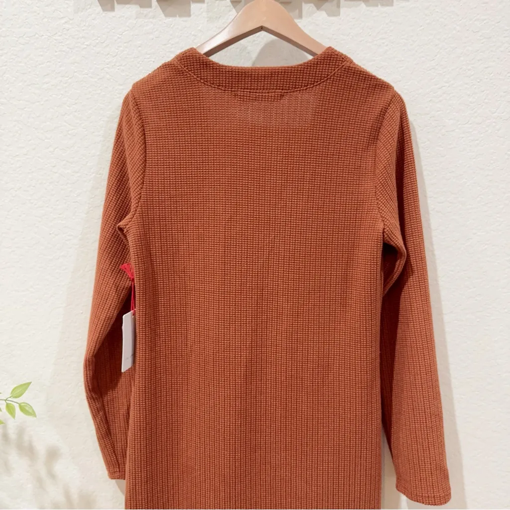 The Good Jane Amber Something Long Lightweight Cardigan Outwear One Size NWT Brown - Image 5