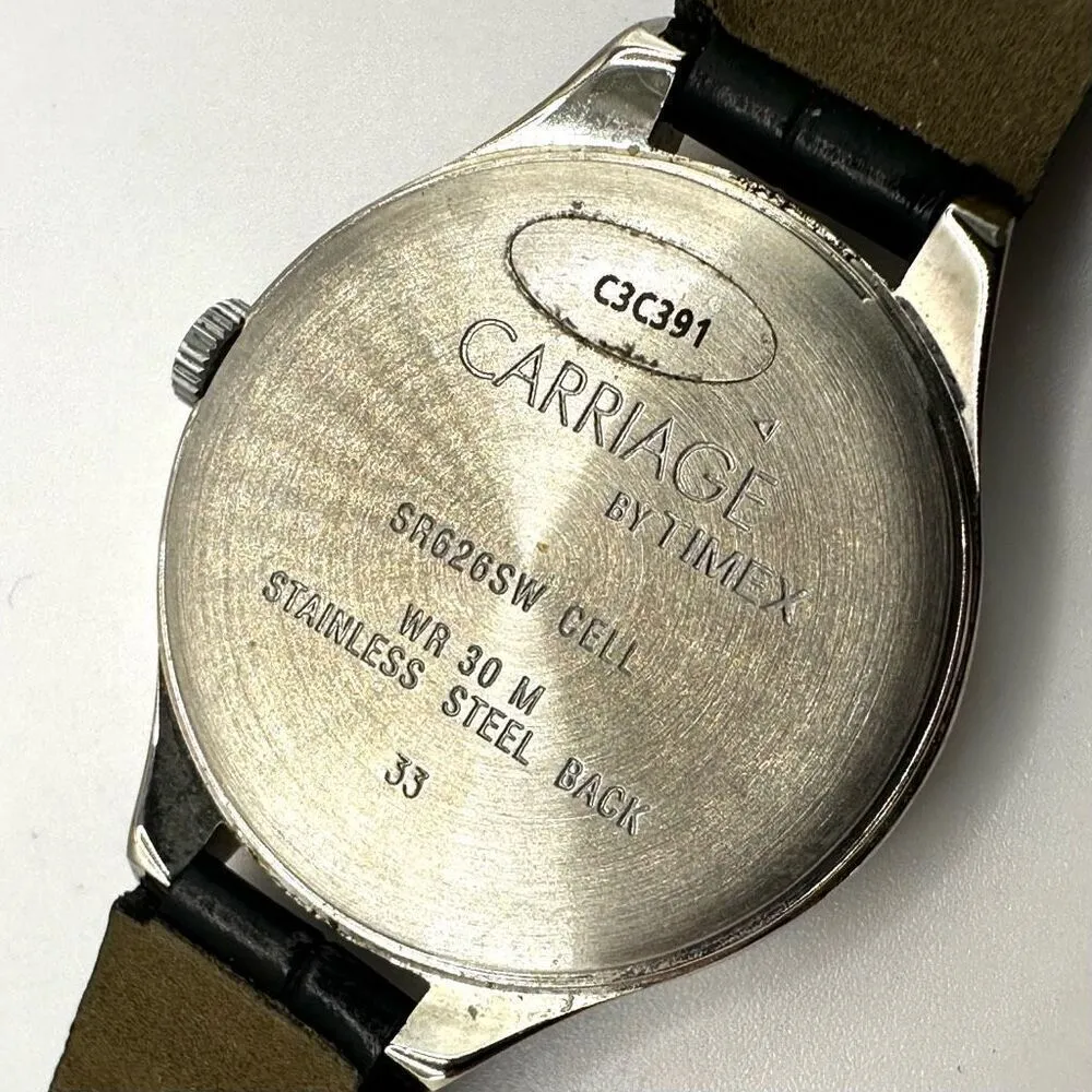 Carriage silver tone watch - Image 4