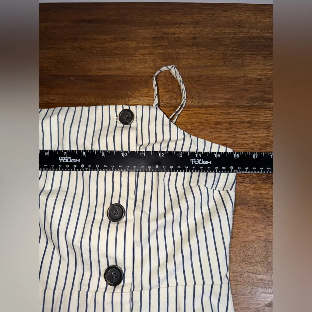 Who What Wear Preppy Coastal Nautical Midi Dress - Image 5