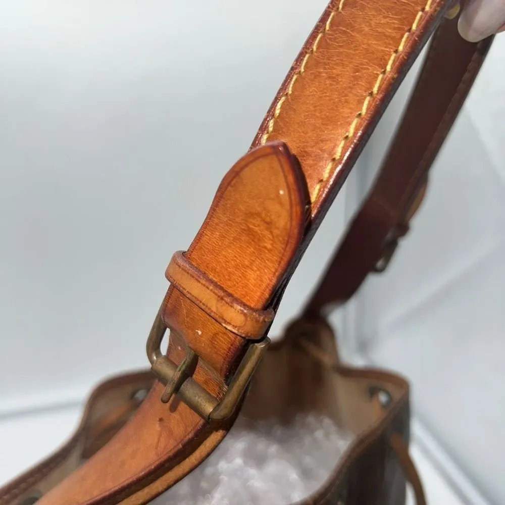 Etro 1993 Vintage‎ Drawstring Bucket Bag Brown - Image 6