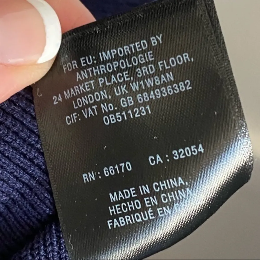 Knitted & Knotted • Navy Ruffle Sweater Tank Top - Image 43