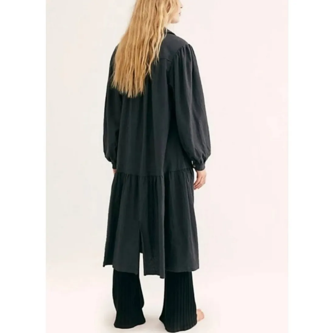 Free People Beach Old Bay Maxi Shirt Dress NWT Size Large - Image 3