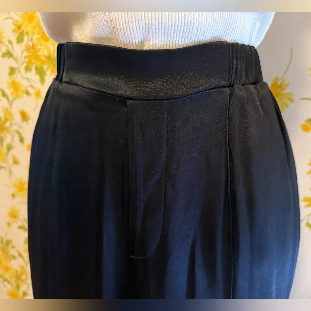 DO+BE Black Satin Pants size M - Image 2