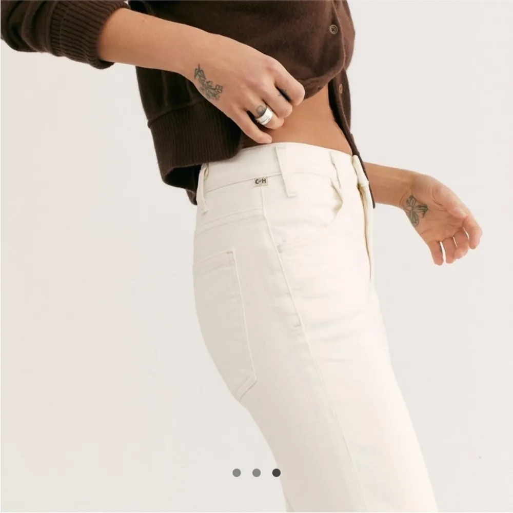 Citizens of Humanity Amelia Vintage Flare Jeans White - Image 10