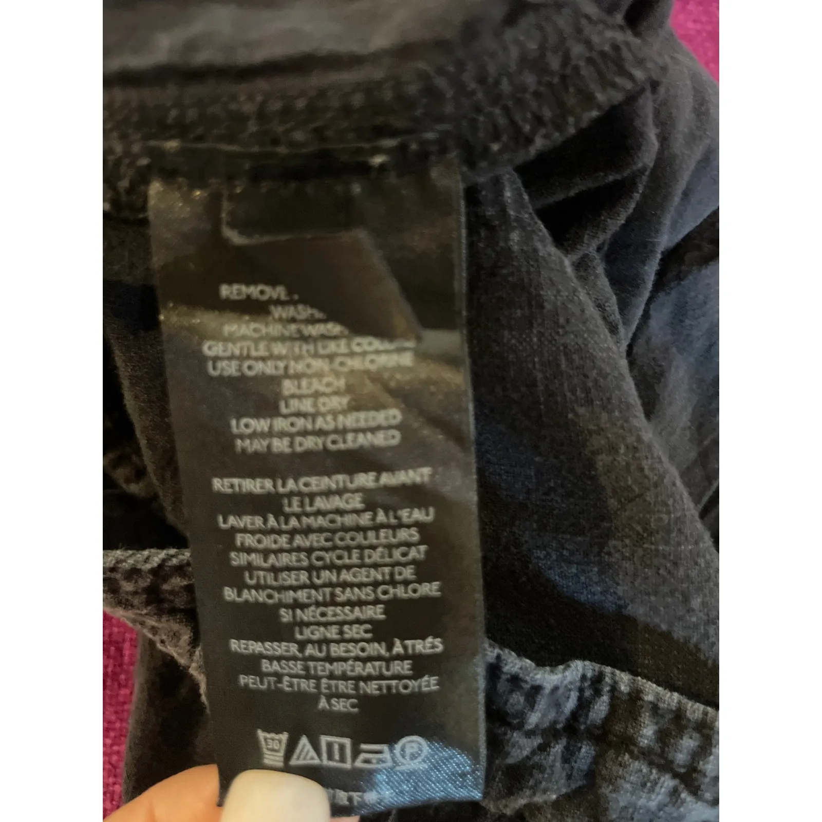 by ANTHROPOLOGIE Malin Utility Pant MINIMALIST CASUAL Size Small S Vintage Black - Image 5