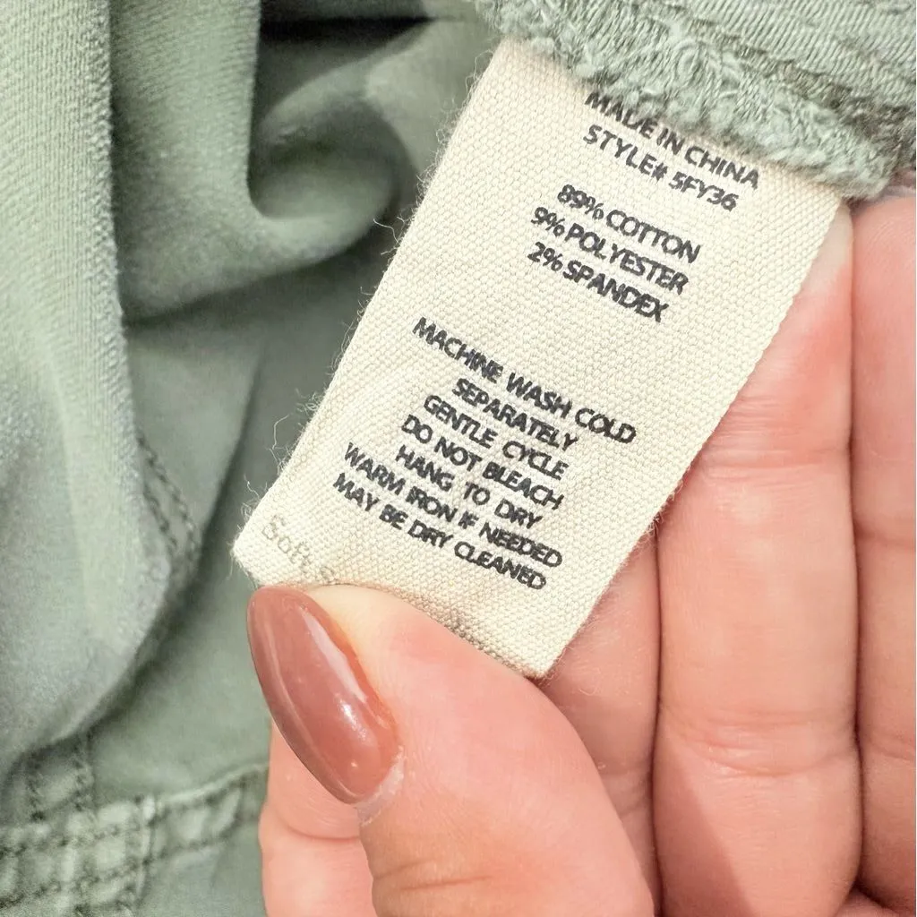 NWOT Soft Surroundings Ultimate Denim Pull-On Bootcut Jeans Dusty Olive Size 1X - Image 6