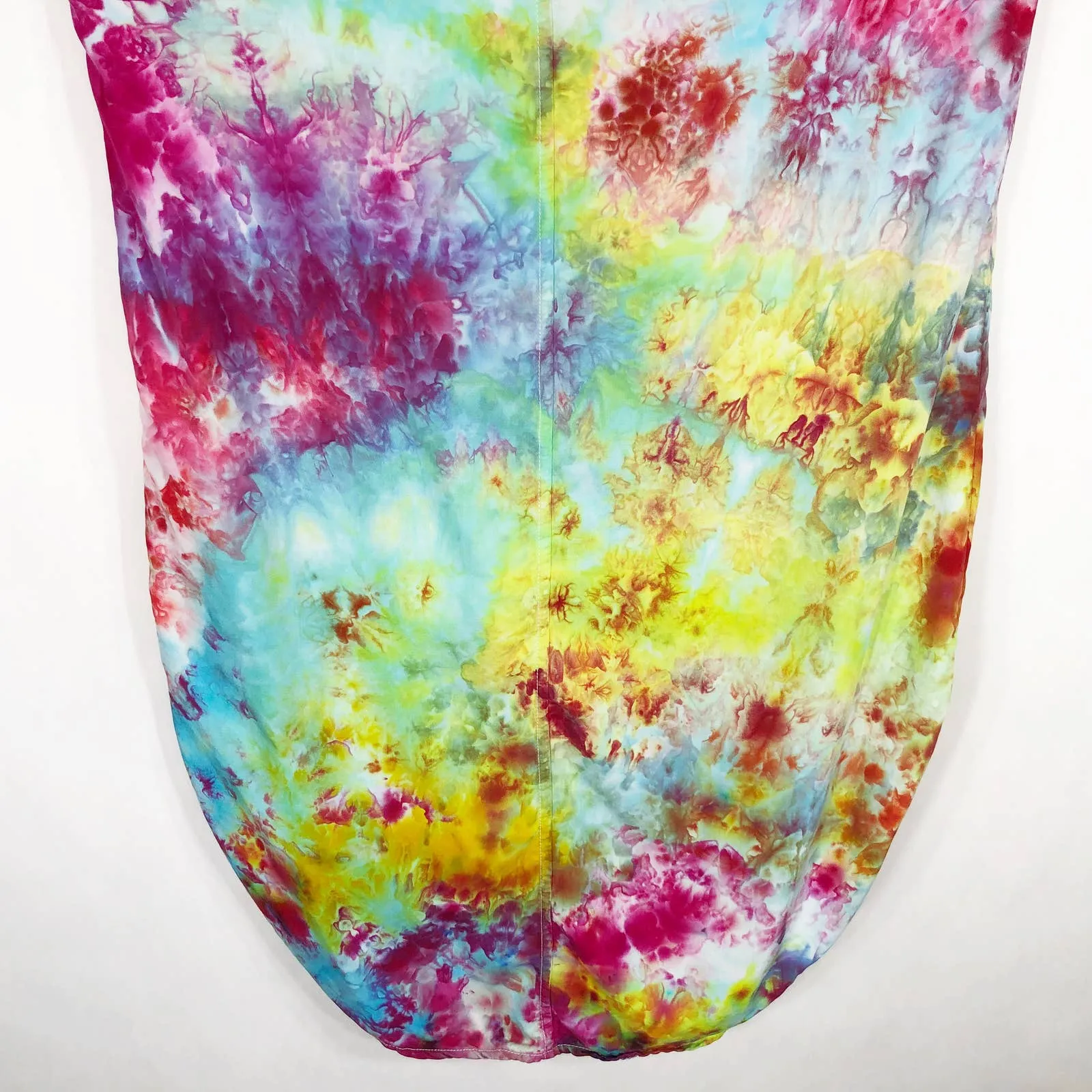 Beach Lunch Lounge Womens Small‎ Top Tie Dye Firework Fancy Handmade Pink 134 - Image 6