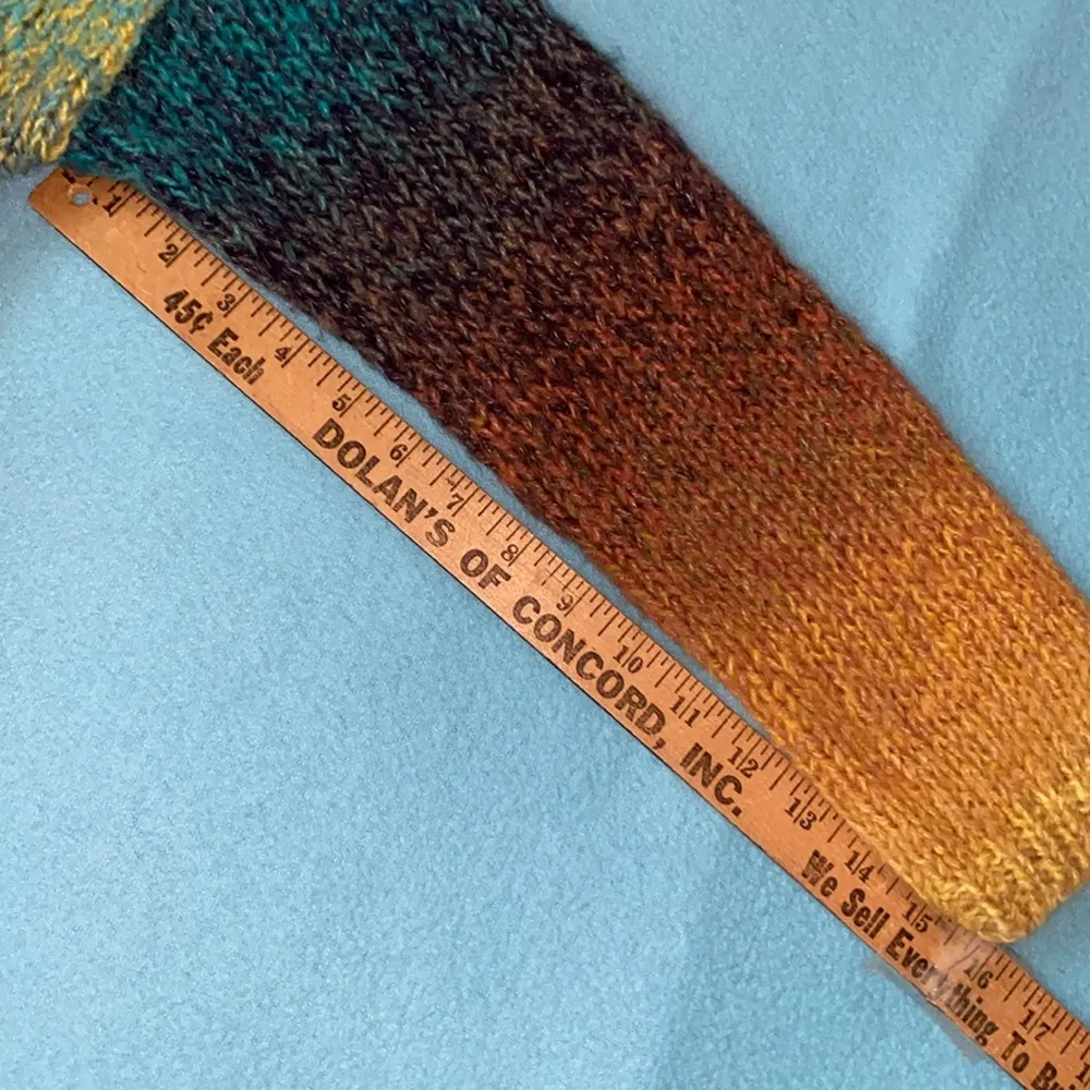 ANTHROPOLOGIE GREYLIN Natalia fringe wrap knit wool sweater blanket NEW size M - Image 10